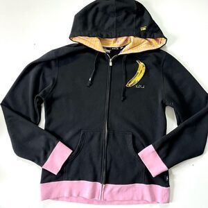 Paul Frank for Andy Warhol Y2K Banana Sweater Jacket Large